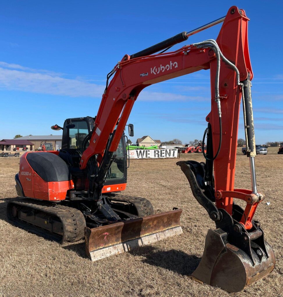 2020 Kubota KX080-4S2 Mini Excavator