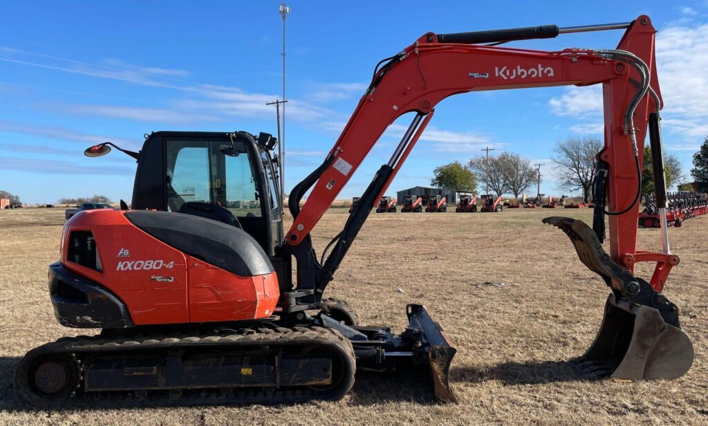 2020 Kubota KX080-4S2 Mini Excavator