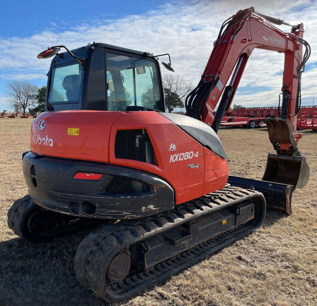 2020 Kubota KX080-4S2 Mini Excavator